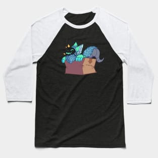 Proto in a Box - Green Baseball T-Shirt